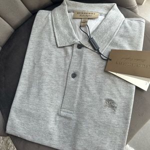 Burberry Monogram Motif Cotton Polo Shirt